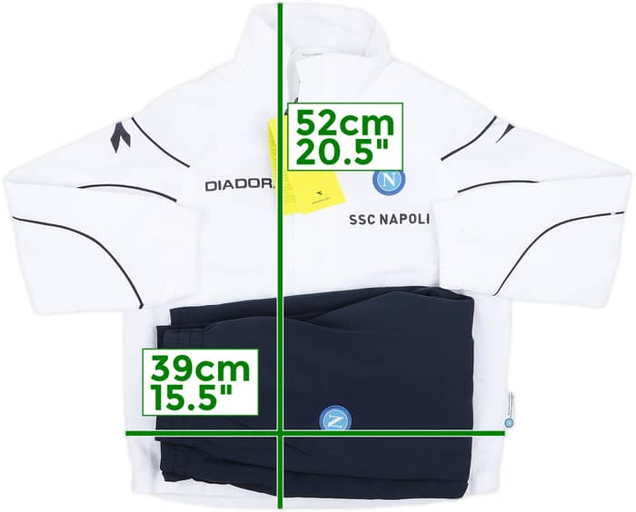 2007-08 Napoli Diadora Tracksuit (4-5 Years)