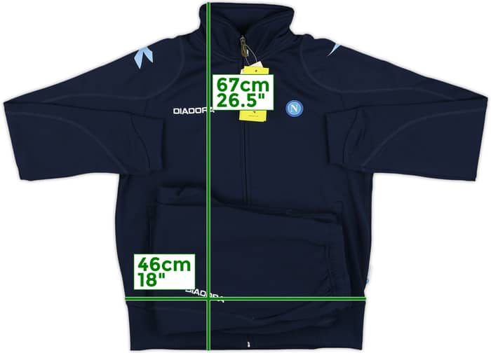 2007-08 Napoli Diadora Tracksuit (XL.Boys)