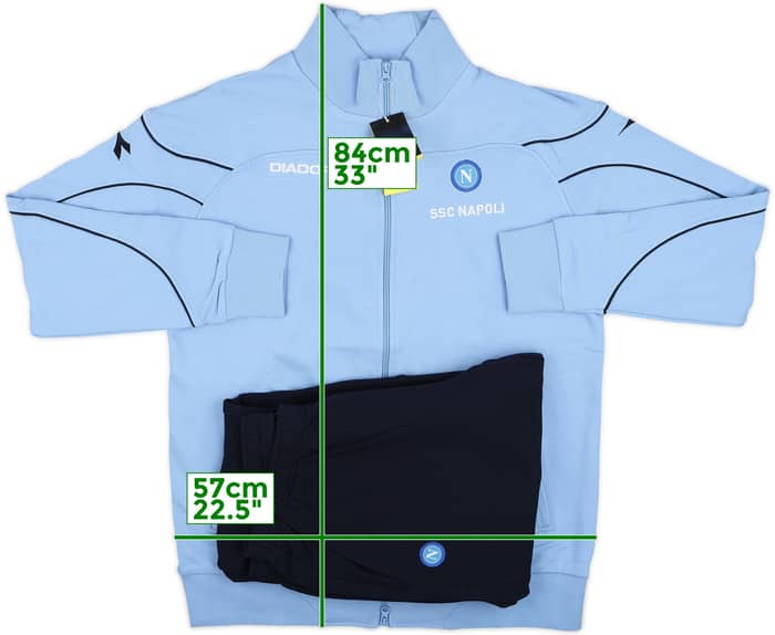 2008-09 Napoli Diadora Full Tracksuit (XL)