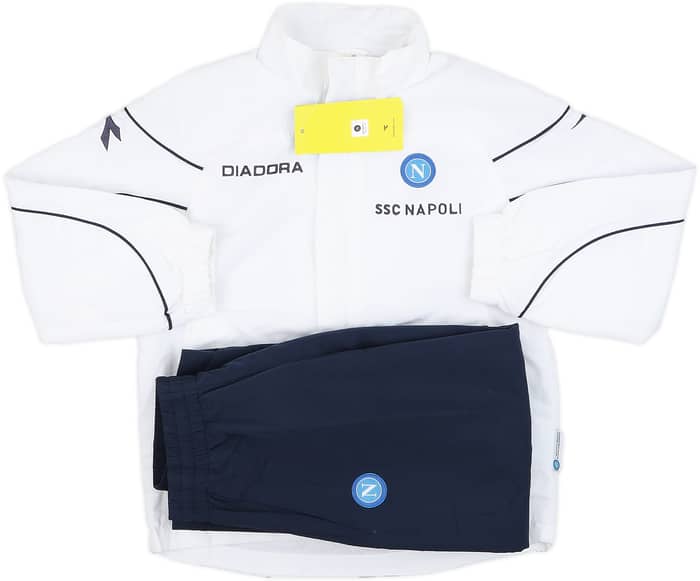 2007-08 Napoli Diadora Full Tracksuit (5-6 Years)
