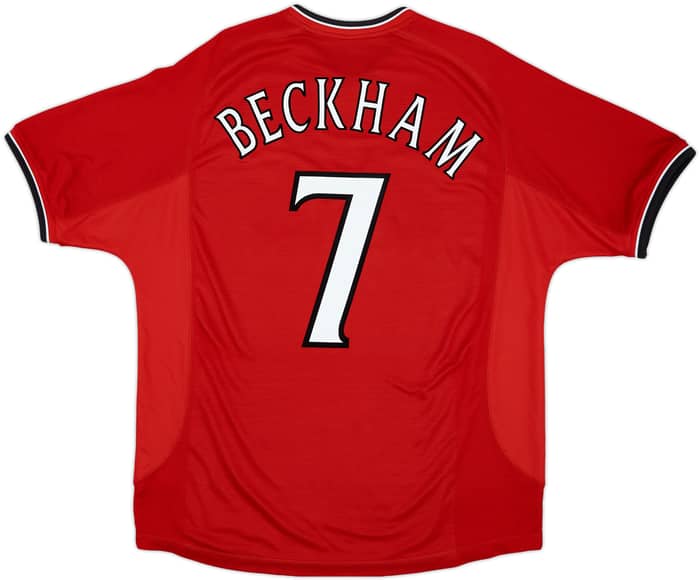 最新入荷商品一覧 | 2000-02 Manchester (XL) - 6/10 - #7 Beckham Shirt Home United ウェア