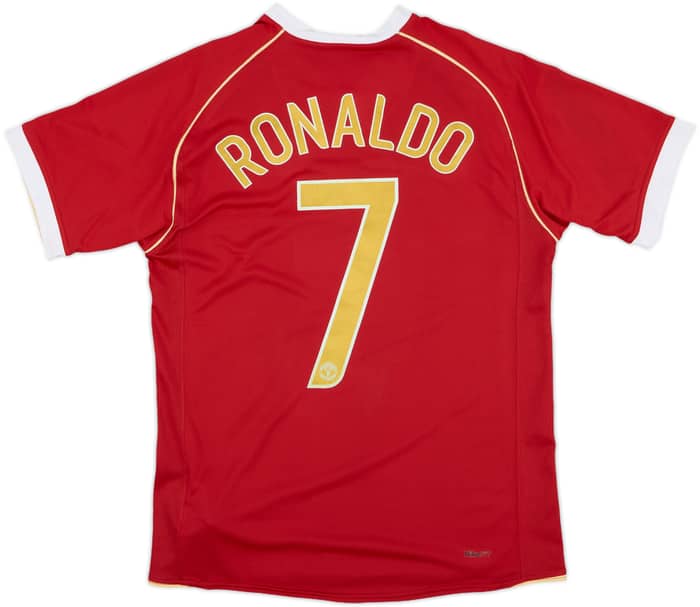 2006-07 Manchester United Home Shirt Ronaldo #7 - 10/10 - (S)
