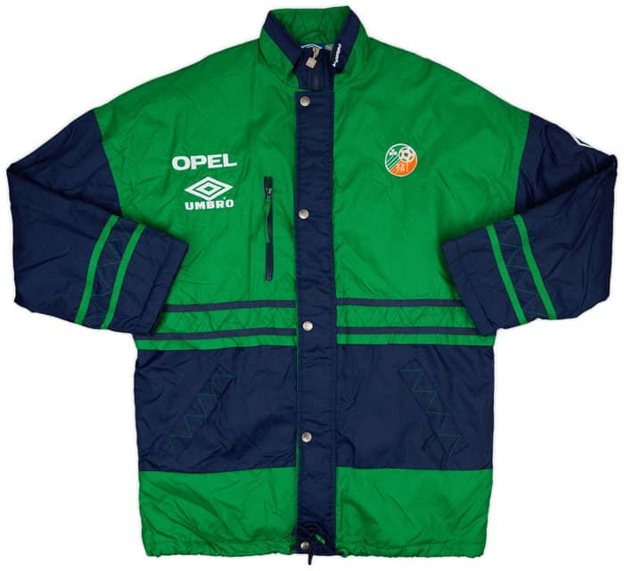1994-95 Ireland Umbro Padded Bench Coat - 9/10 - (XL)