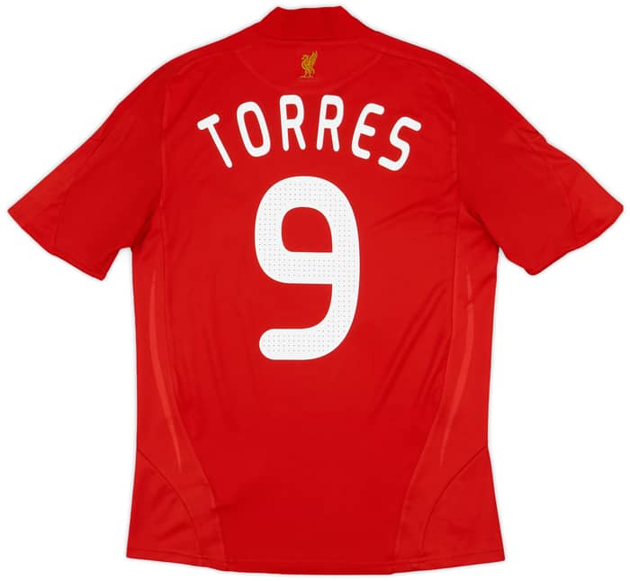 2008-10 Liverpool Home Shirt Torres #9 - 4/10 - (S)