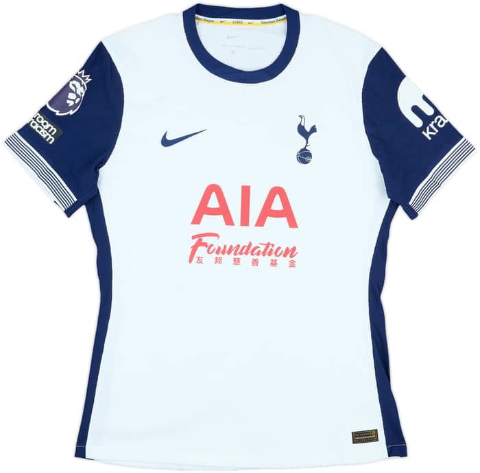 2024-25 Tottenham Match Issue Home Shirt Spence #24