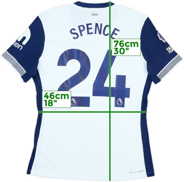 2024-25 Tottenham Match Issue Home Shirt Spence #24