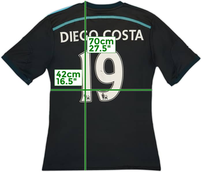 2014-15 Chelsea Third Shirt Diego Costa #19 - 4/10 - (M)