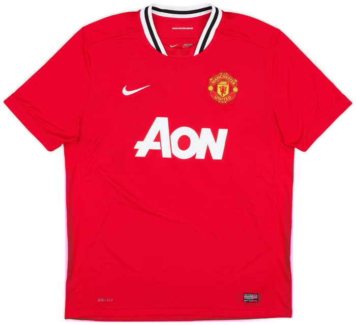 2012-13 Manchester United Home Shirt Scholes #22 - 6/10 - (XL)