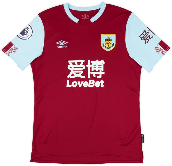 2019-20 Burnley Home Shirt Wells #21 - 9/10 - (M)