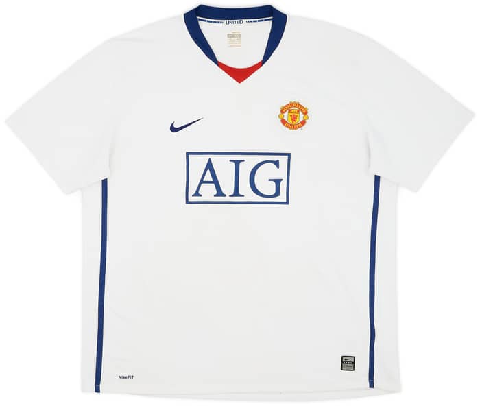 2008-10 Manchester United Away Shirt Evra #3 - 6/10 - (XXL)
