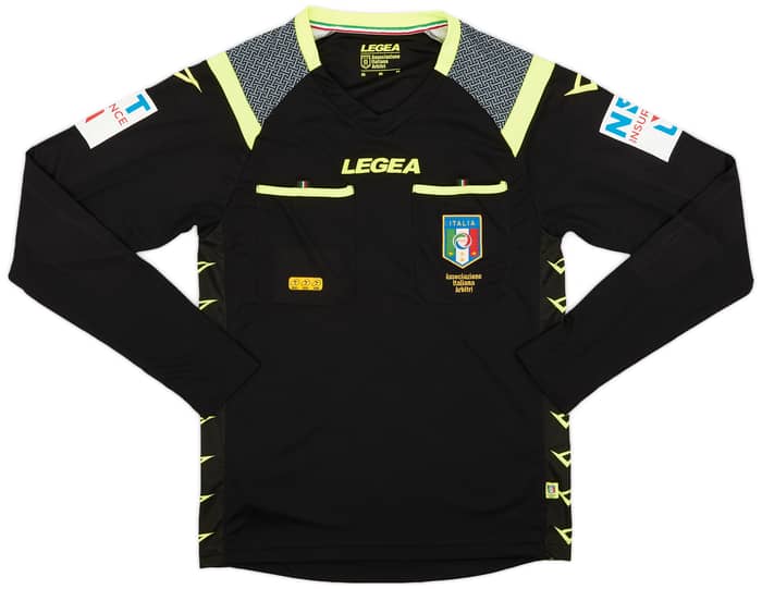 2014-15 Italy FIGC Legea Referee L/S Shirt - 9/10 - (M)