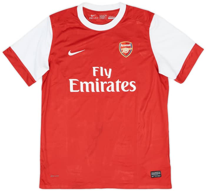 2010-11 Arsenal Home Shirt - 5/10 - (XL.Boys)