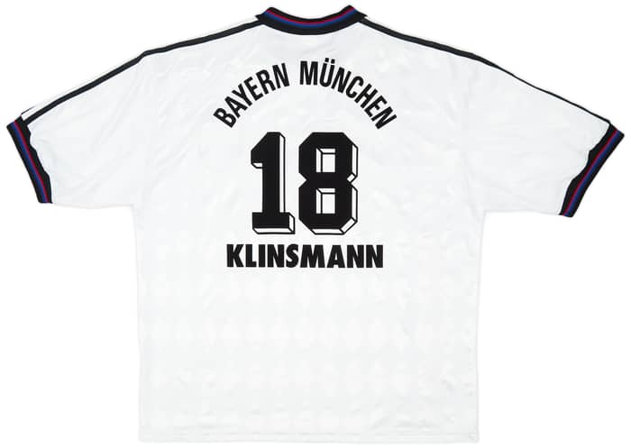 1996-98 Bayern Munich Away Shirt Klinsmann #18 - 8/10 - (XL)