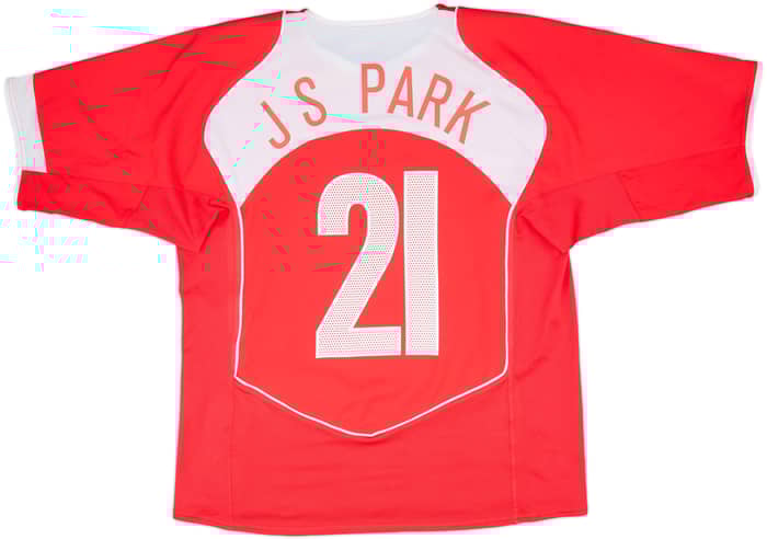 2004-06 South Korea Home Shirt J S Park #21 - 8/10 - (L)