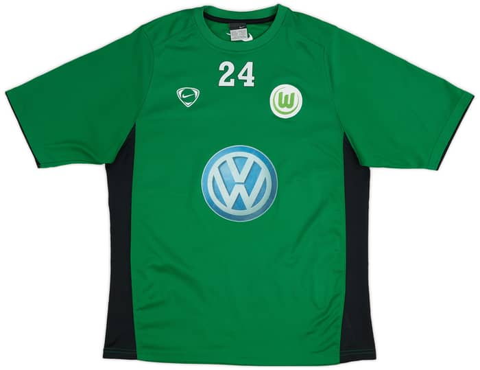 2006-07 Wolfsburg Player Issue Training Shirt #24 - 6/10 - (M)
