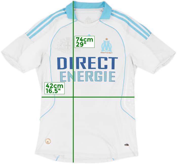 2008-09 Olympique Marseille Home Shirt - 3/10 - (S)