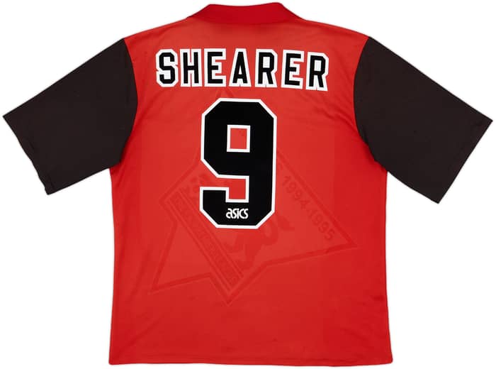 1995-96 Blackburn Away Shirt Shearer #9 - 4/10 - (XL)