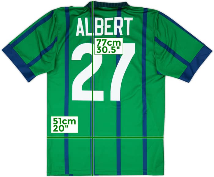 1994-95 Newcastle Third Shirt Albert #27 - 8/10 - (M)