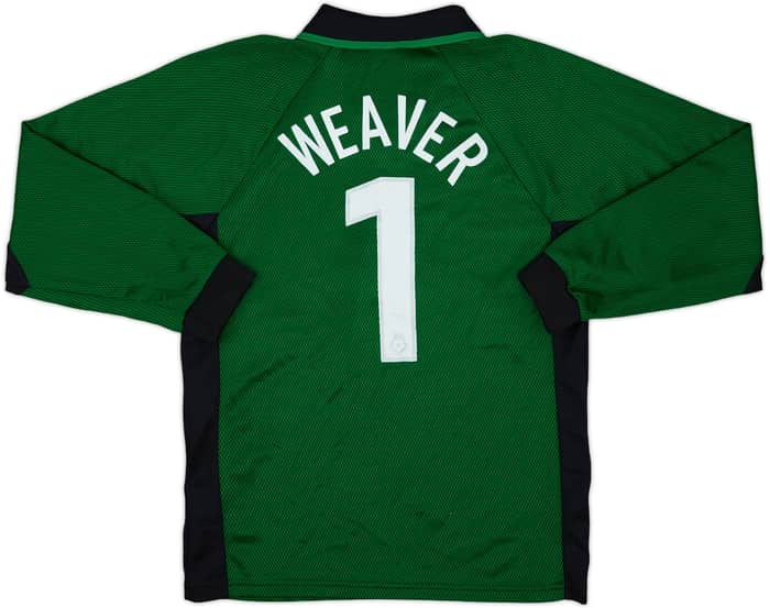 2000-01 Manchester City GK Shirt Weaver #1 - 9/10 - (S)