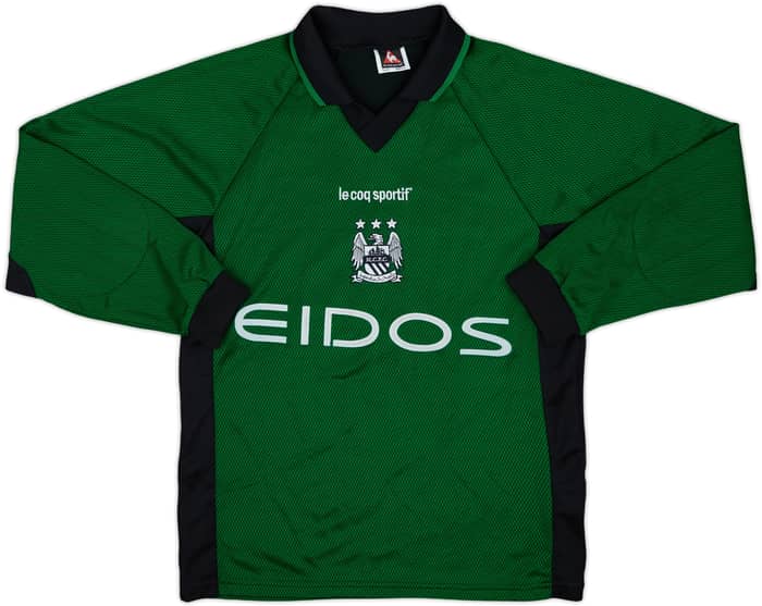 2000-01 Manchester City GK Shirt Weaver #1 - 9/10 - (S)