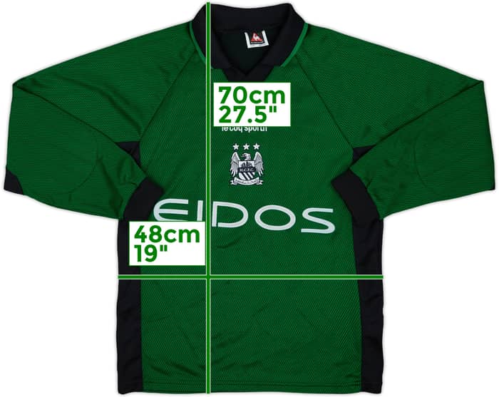 2000-01 Manchester City GK Shirt Weaver #1 - 9/10 - (S)