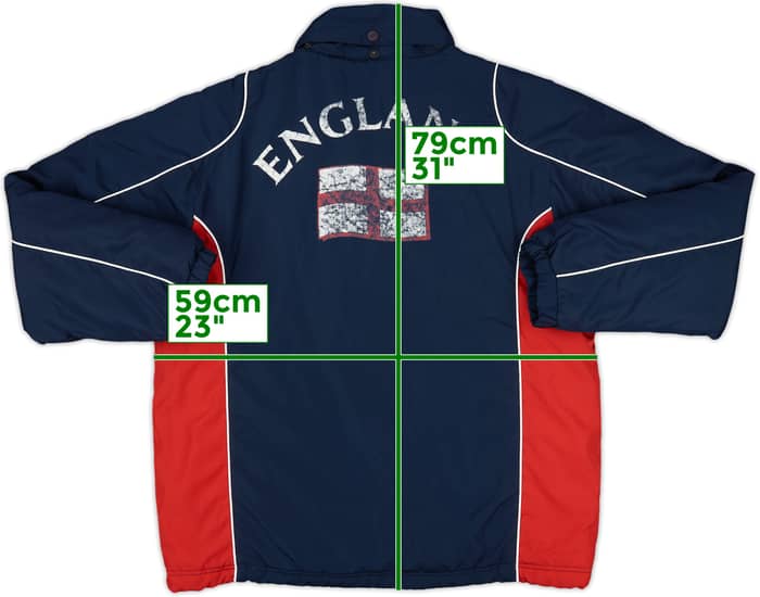 2004-06 England Umbro Padded Bench Coat - 6/10 - (S)