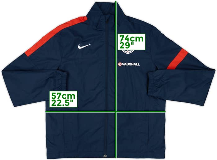 2013-14 England Nike Track Jacket - 8/10 - (L)