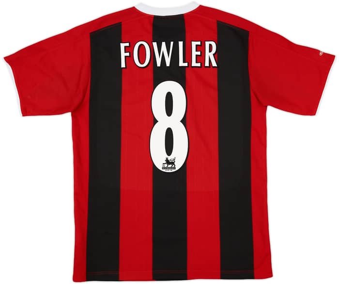 2003-04 Manchester City Away Shirt Fowler #8 - 9/10 - (M)