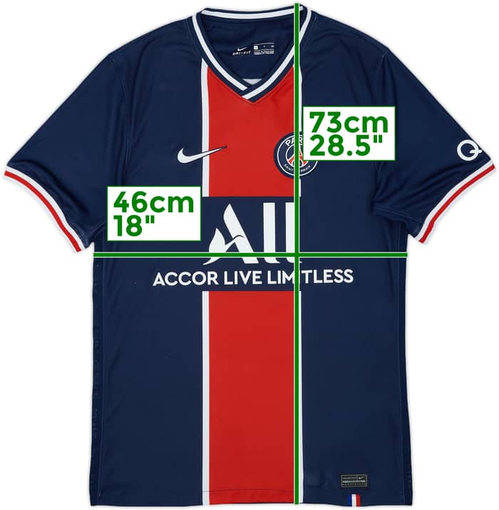 2020-21 Paris Saint-Germain Home Shirt - 9/10 - (S)