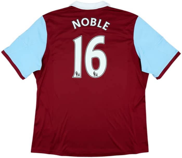 2013-14 West Ham Home Shirt Noble #16 - 9/10 - (XXL)