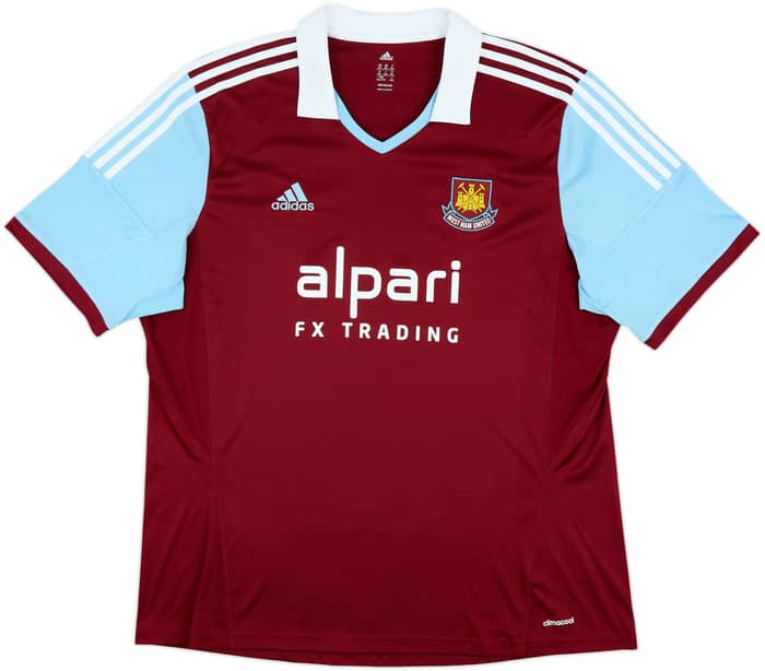 2013-14 West Ham Home Shirt Noble #16 - 9/10 - (XXL)