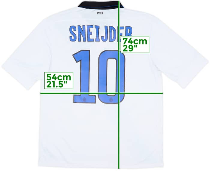 2011-12 Inter Milan Away Shirt Sneijder #10 - 7/10 - (L)