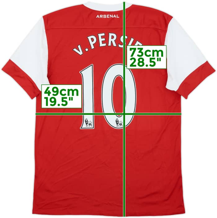 2010-11 Arsenal Home Shirt v.Persie #10 - 4/10 - (M)