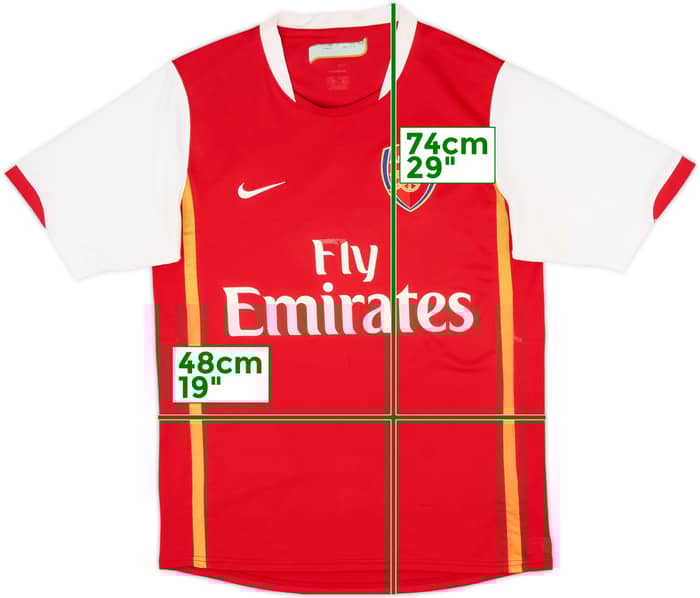 2006-08 Arsenal Home Shirt - 5/10 - (M)