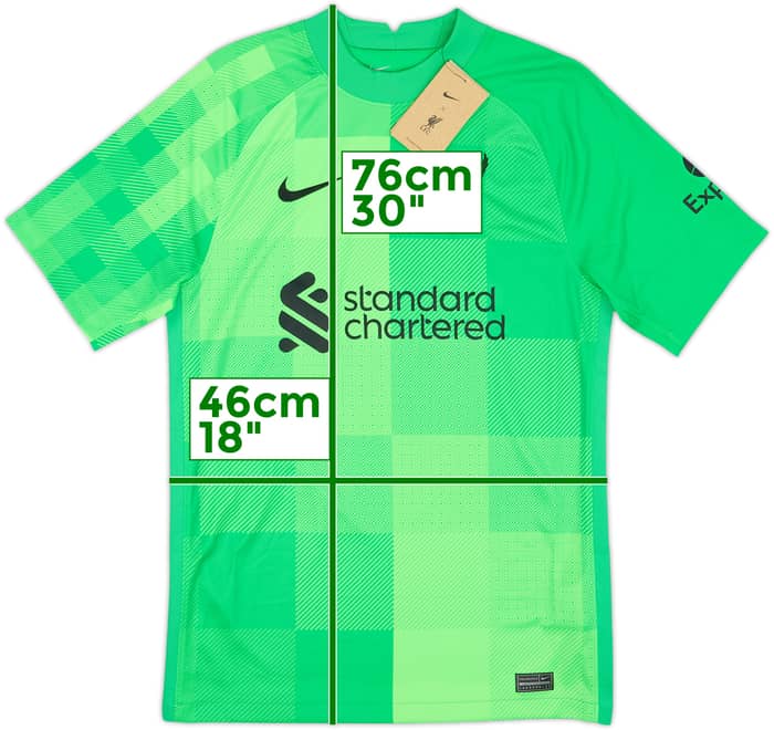 2021-22 Liverpool GK Shirt A.Becker #1 (S)