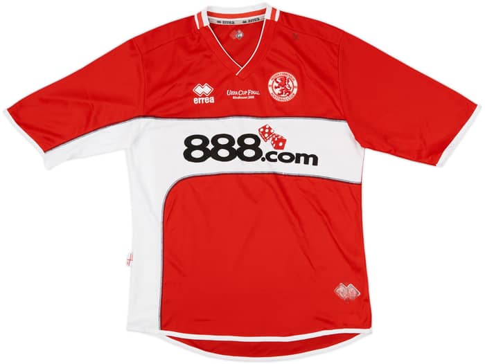2005-06 Middlesbrough 'UEFA Cup Final' Home Shirt - 6/10 - (L)