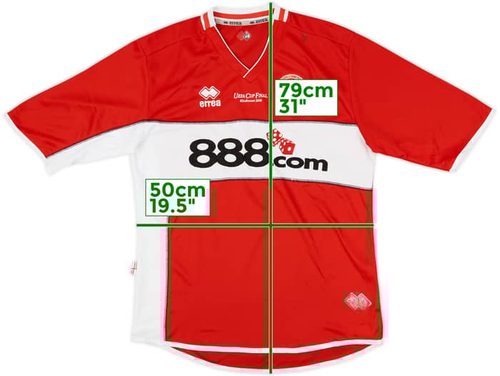 2005-06 Middlesbrough 'UEFA Cup Final' Home Shirt - 6/10 - (L)