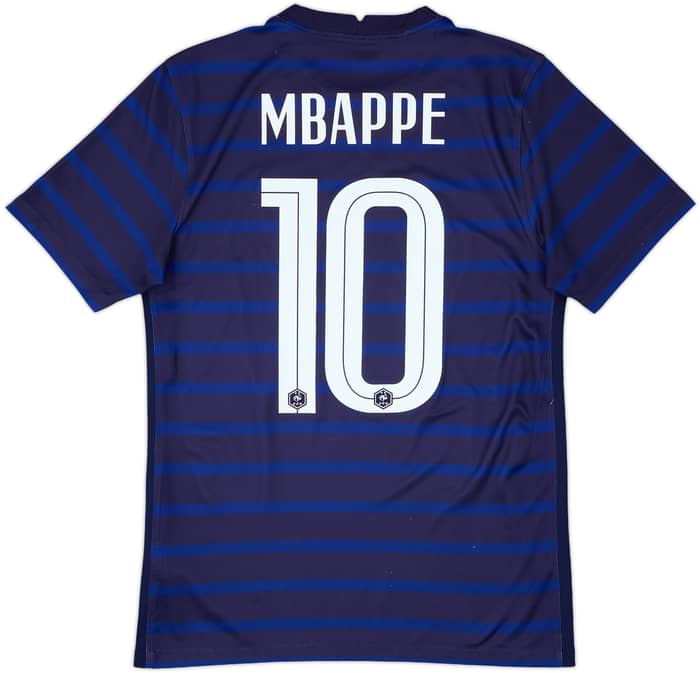 2020-21 France Home Shirt Mbappe #10 - 7/10 - (S)