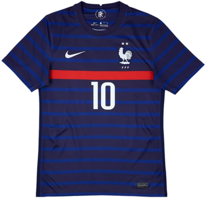 2020-21 France Home Shirt Mbappe #10 - 7/10 - (S)