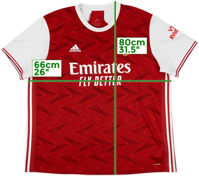 2020-21 Arsenal Home Shirt Saka #7 - 5/10 - (XXL)