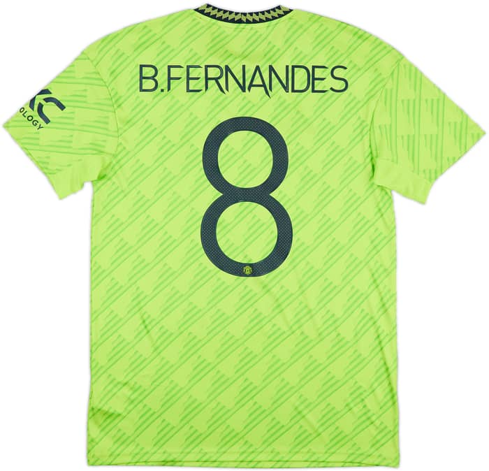 2022-23 Manchester United Third Shirt B.Fernandes #8 - 9/10 - (M)