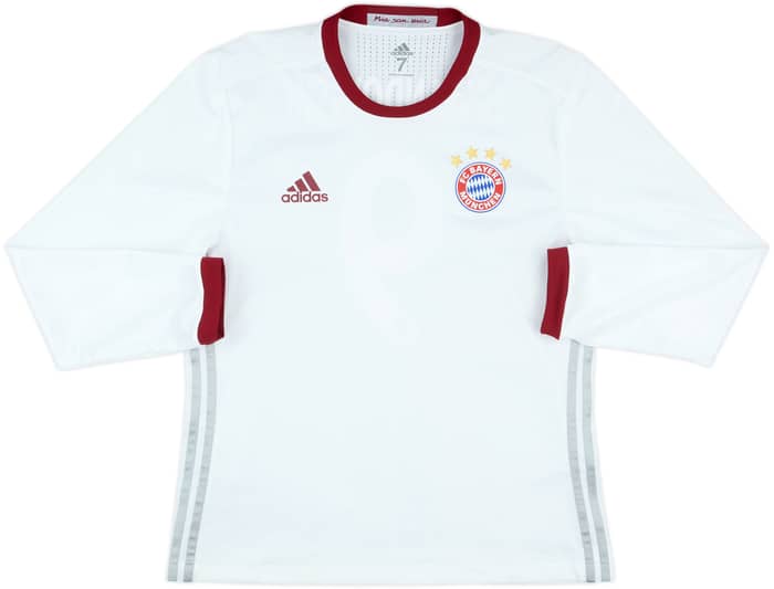 2016-17 Bayern Munich Player Issue Third L/S Shirt Lewandowski #9 - 10/10 - (M/L)
