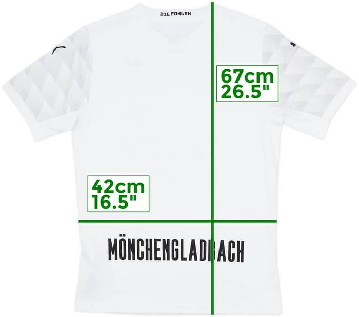 2020-21 Borussia Monchengladbach Home Shirt - 9/10 - (XS)