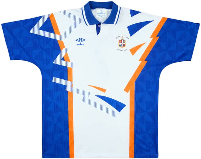 1991-92 Luton Town Home Shirt #7 - 6/10 - (XL)