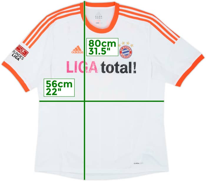 2012-13 Bayern Munich Away Shirt Martinez #8 - 4/10 - (XL)