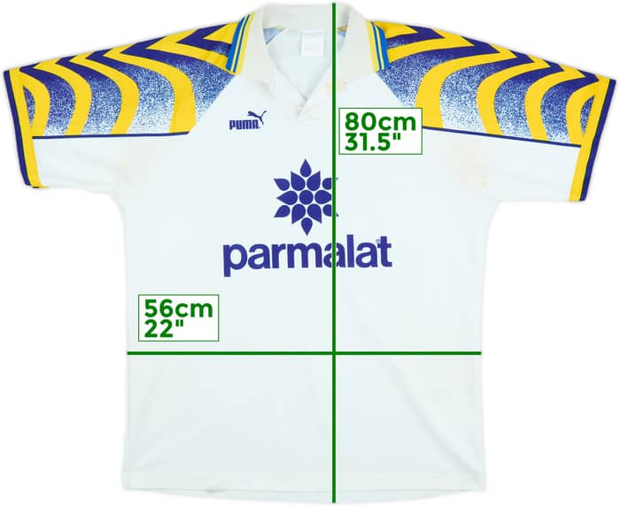 1995-97 Parma Basic Home Shirt Crippa #9 - 5/10 - (L)