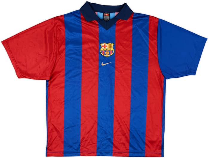 ●日本正規品● Home Basic Barcelona 2001-02 Shirt (L) - 5/10 - ウェア