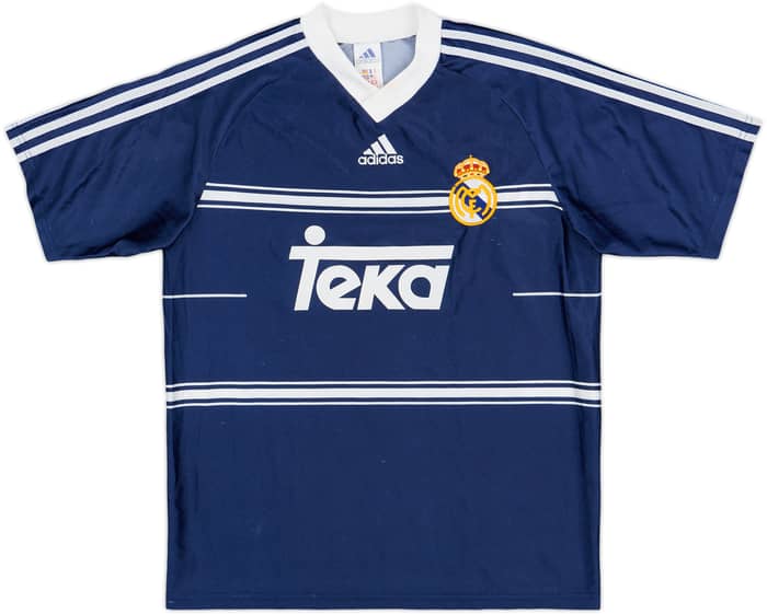1998-99 Real Madrid Away Shirt - 8/10 - (XL.Boys)