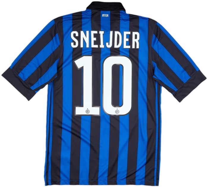 2011-12 Inter Milan Home Shirt Sneijder #10 - 8/10 - (S)
