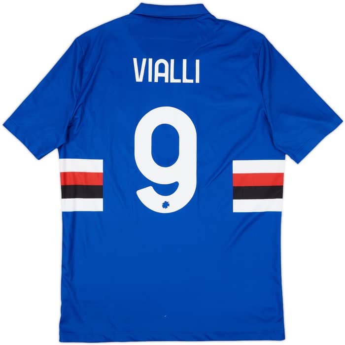 2020-21 Sampdoria Home Shirt Vialli #9 - 9/10 - (L)